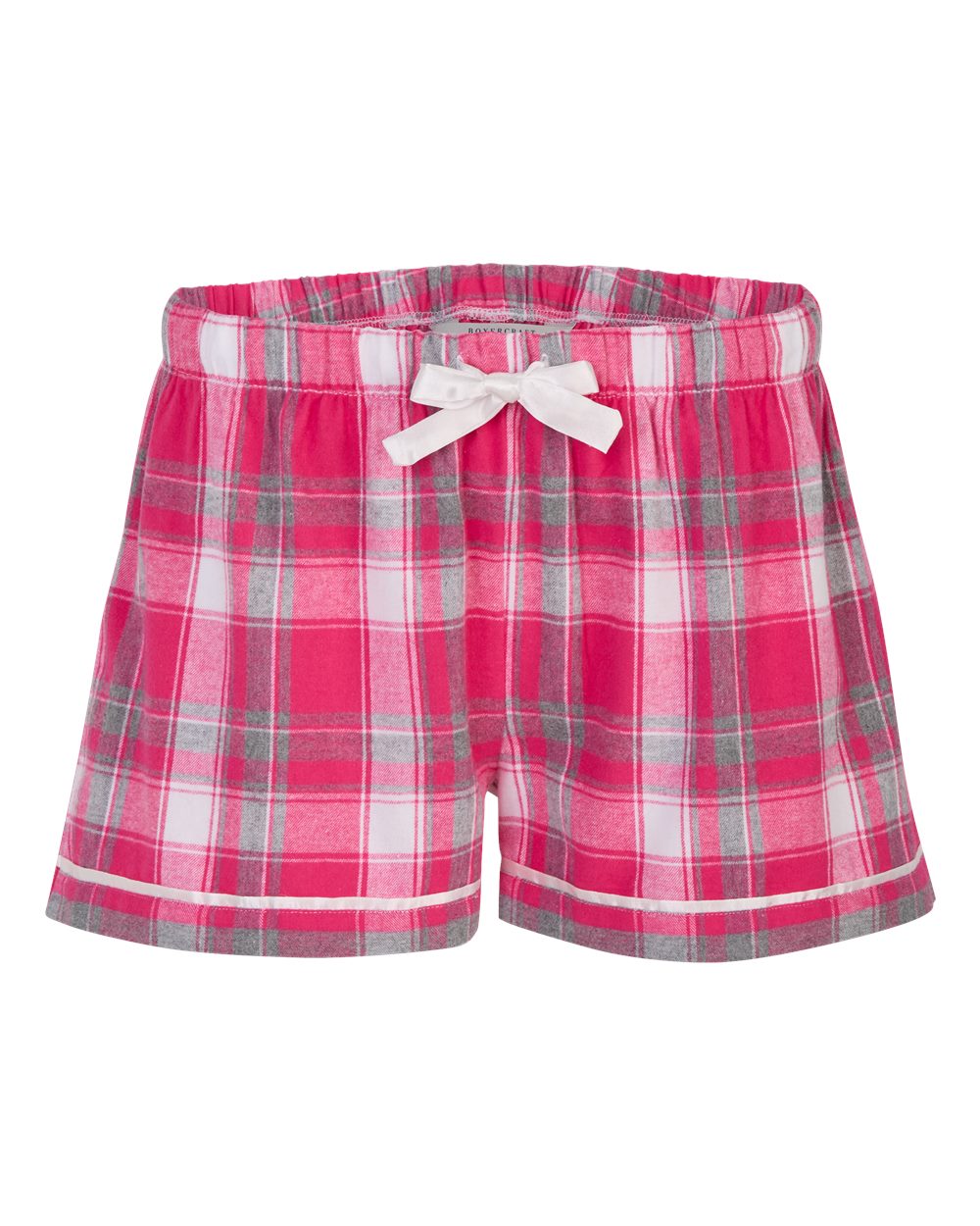 Boxercraft Women's Flannel Shorts. BW6501 - Pink Sophia Plaid