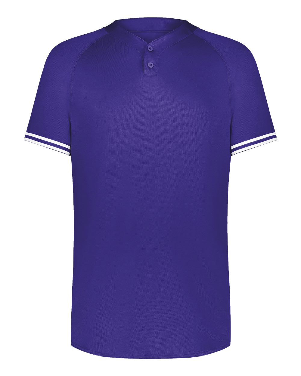 Augusta Sportswear Youth Cutter Henley Jersey. 6906 - Purple/ White