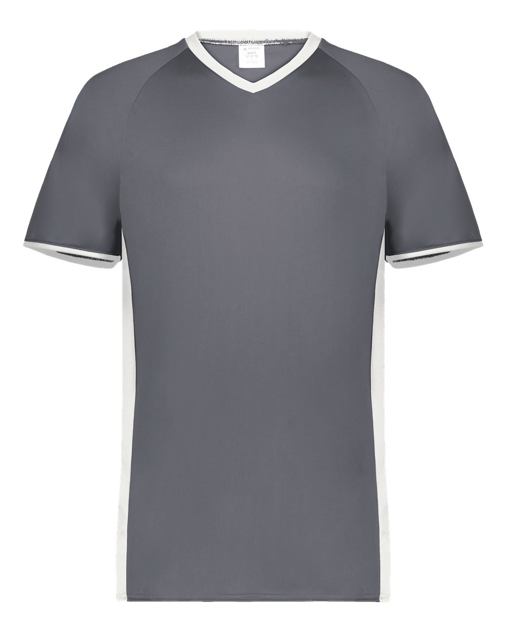 Augusta Sportswear Men's Cutter V-Neck Jersey. 6907 - Graphite/ White