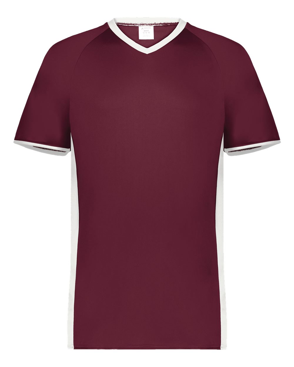 Augusta Sportswear Youth Cutter V-Neck Jersey. 6908 - Maroon/ White
