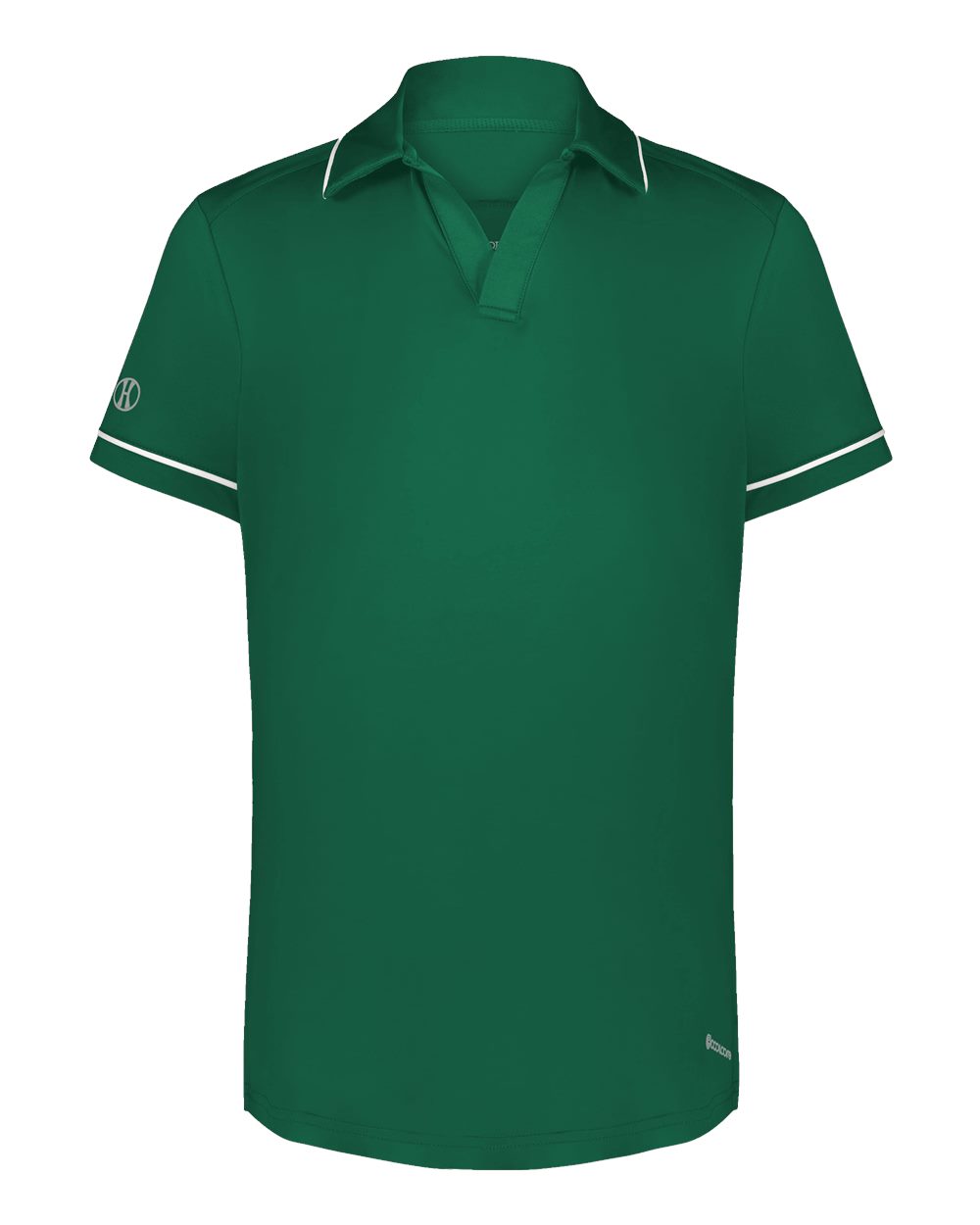 Holloway Women's CoolCore® Polo. 222701 - Dark Green/ White