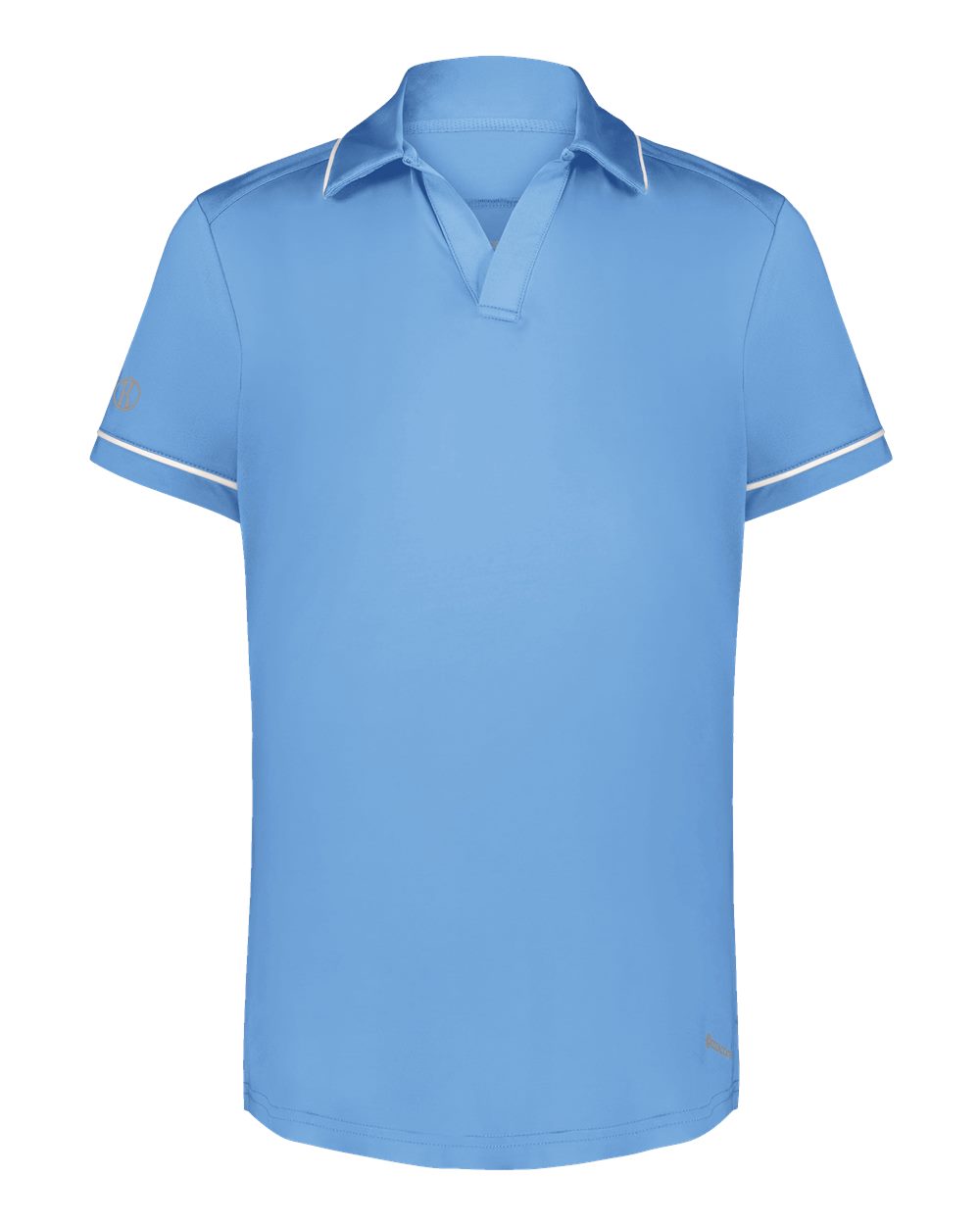 Holloway Women's CoolCore® Polo. 222701 - Columbia Blue/ White