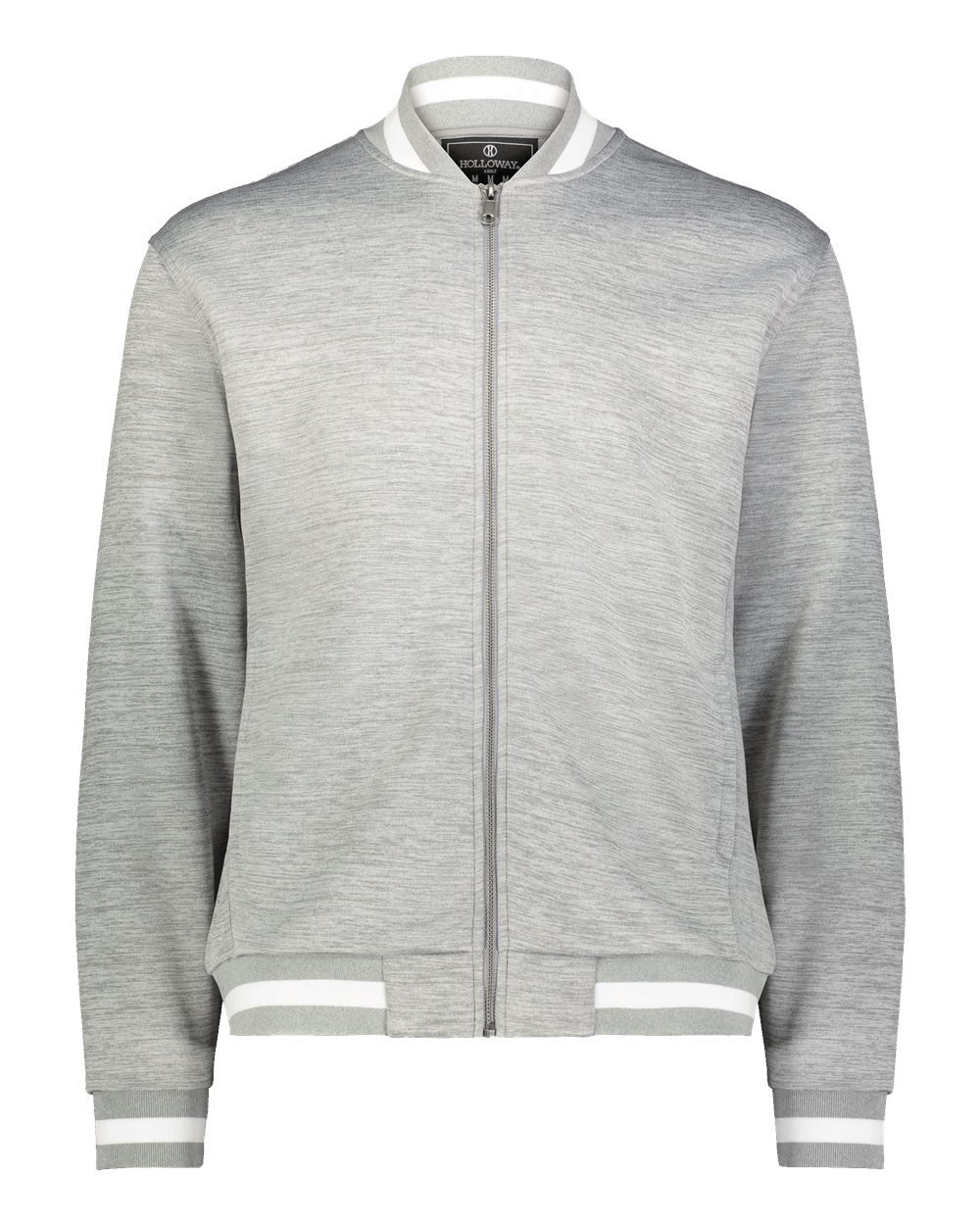 Holloway Unisex V-Street Full-Zip Jacket. 223547 - Athletic Heather/ White