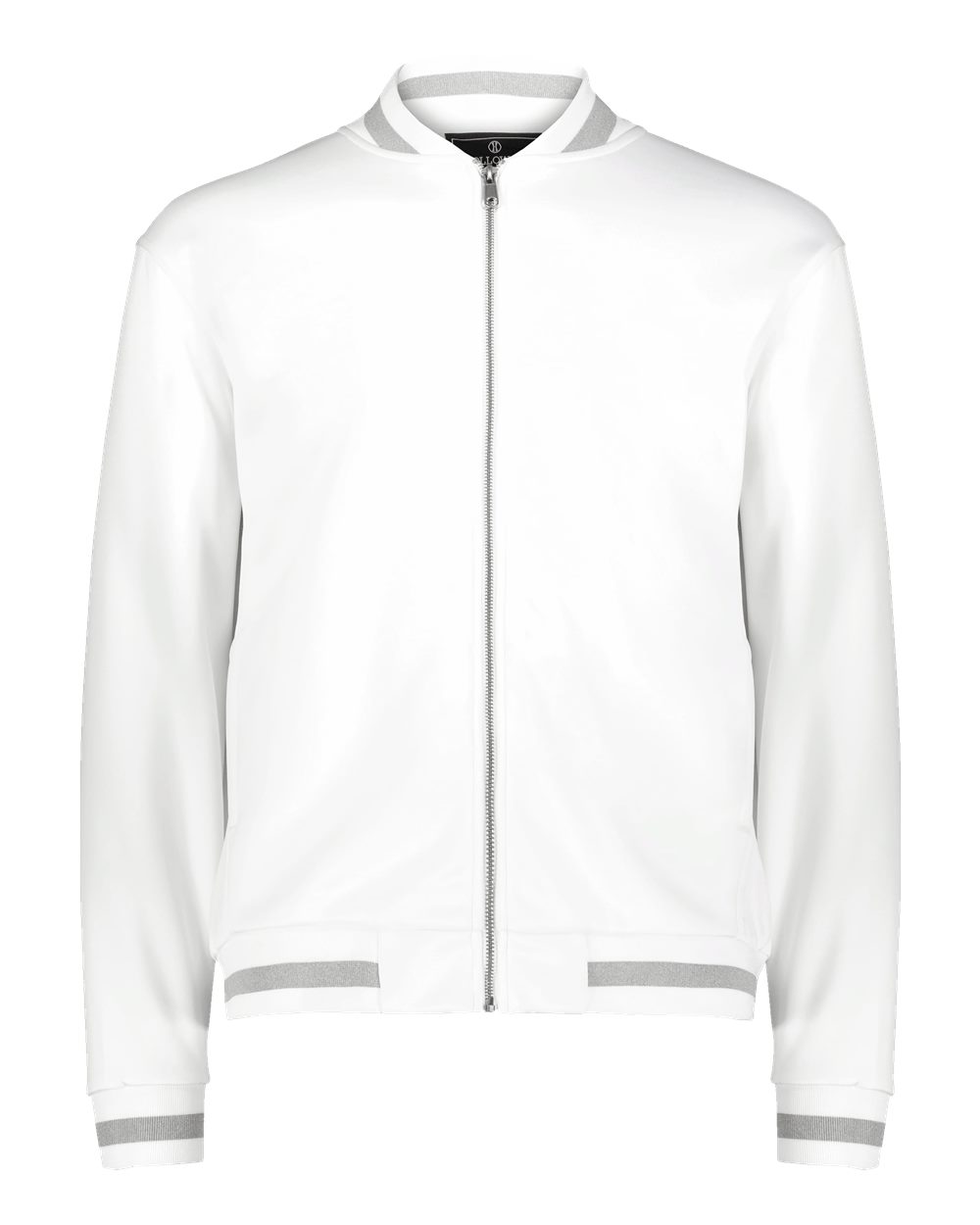 Holloway Youth V-Street Full-Zip Jacket. 223647 - White/ Athletic Heather