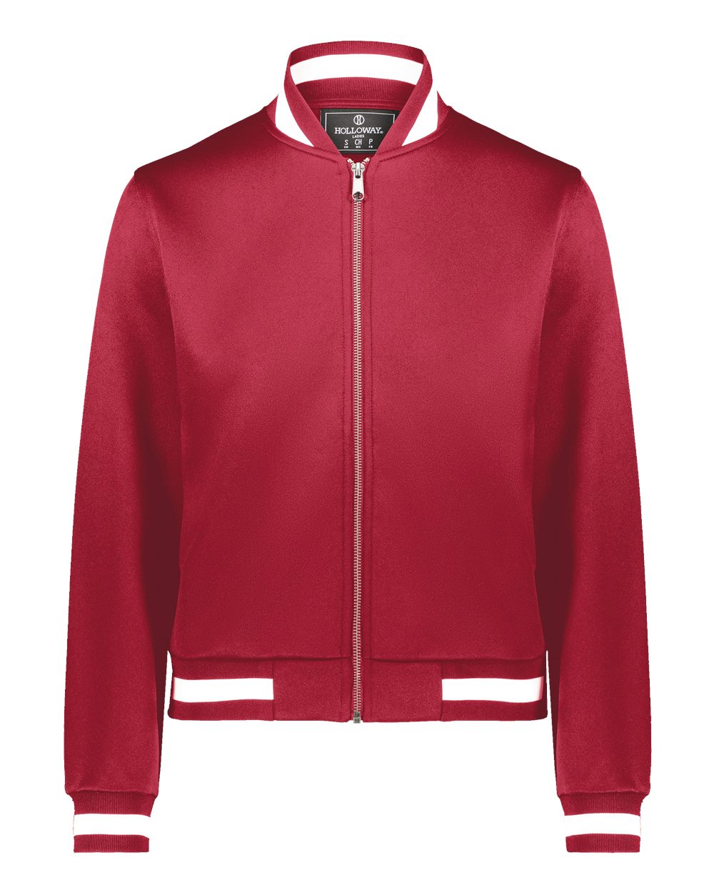 Holloway Women's V-Street Full-Zip Jacket. 223747 - Scarlet/ White