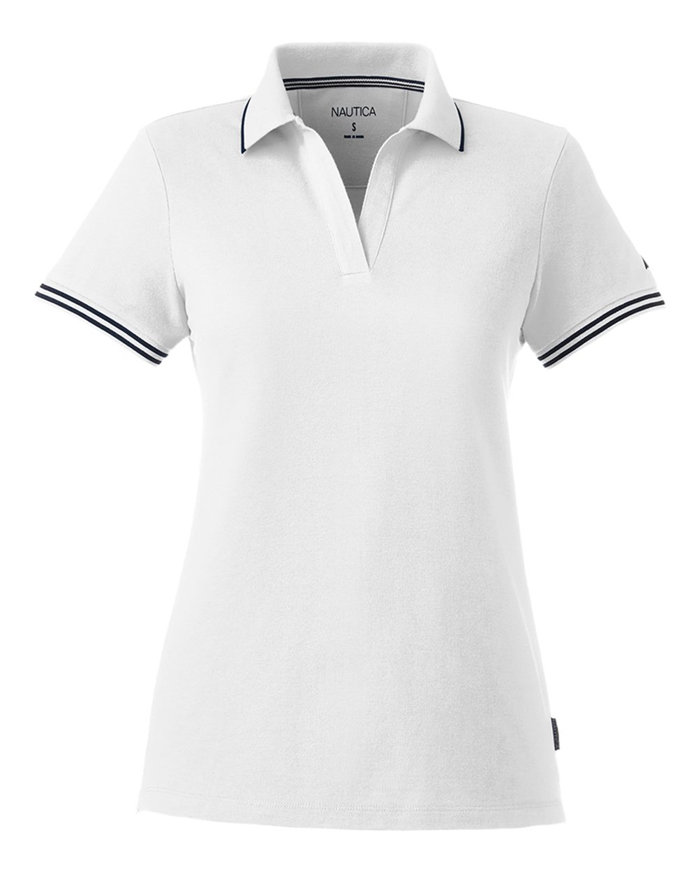 Nautica Women's Deck Polo. N17168 - White