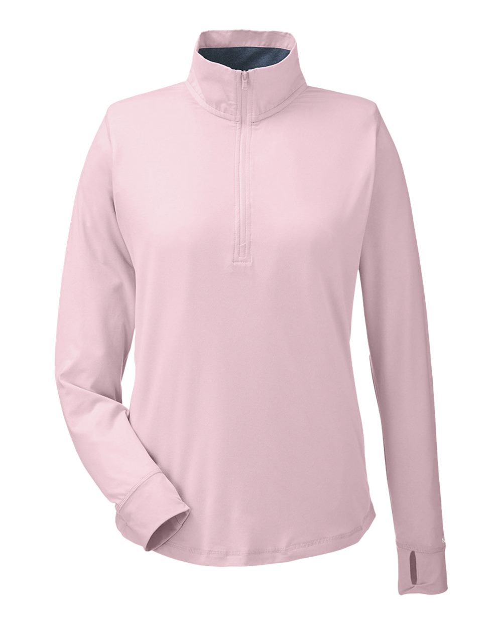Nautica Women's Saltwater Quarter-Zip Pullover. N17925 - Sunset Pink