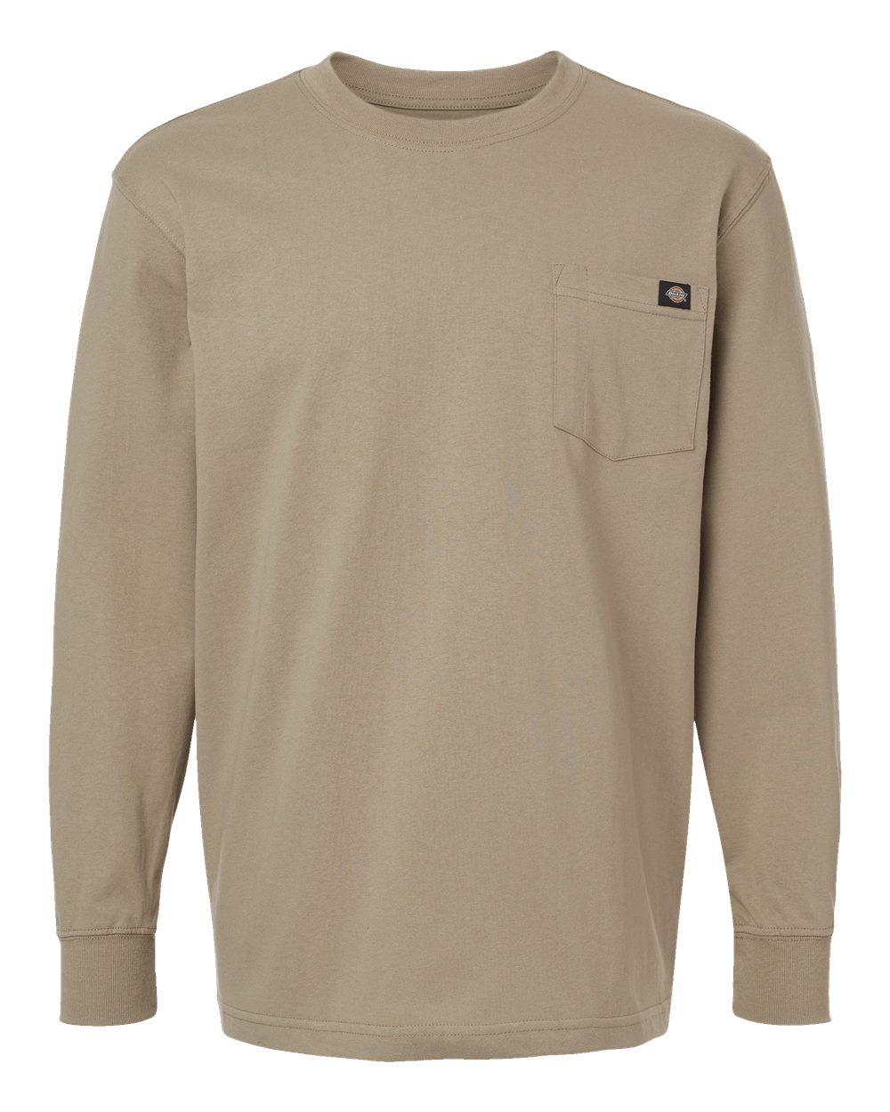 Dickies Men's Tall Traditional Heavyweight Long Sleeve T-Shirt. WL50T - Desert Sand