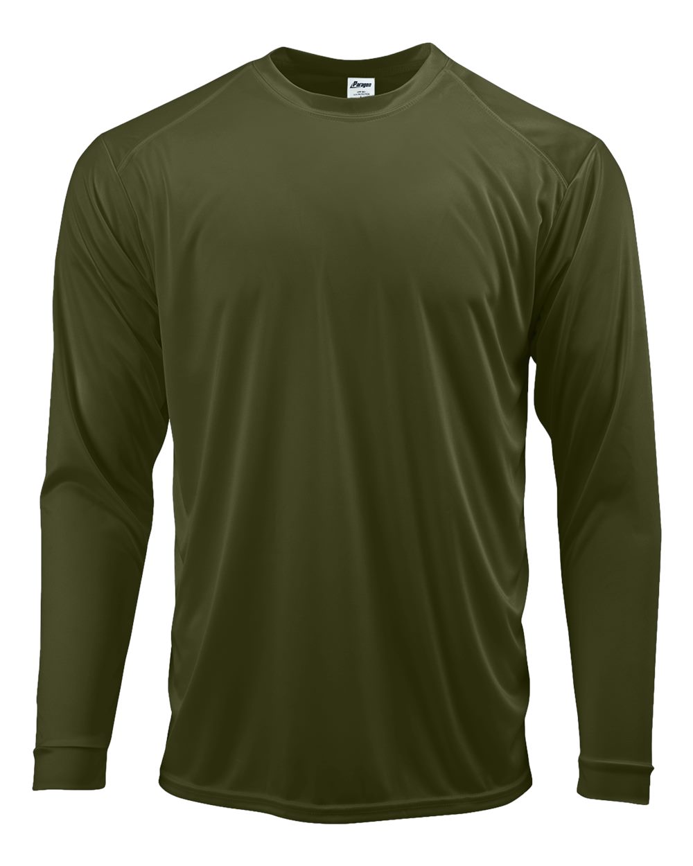 Paragon Unisex Long Islander Performance Long Sleeve T-Shirt. 210 - Olive Green