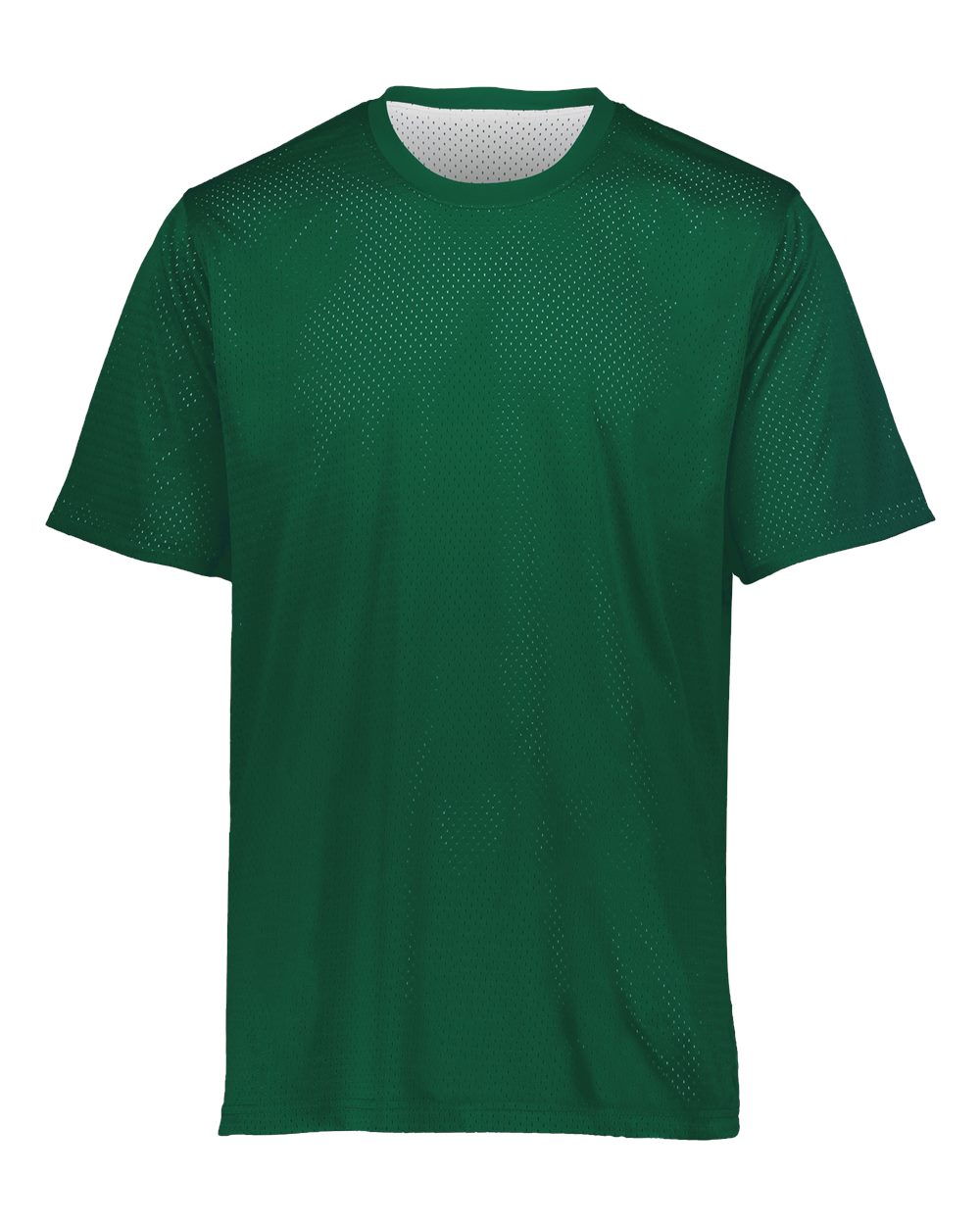 Augusta Sportswear Youth Mesh Reversible Jersey. 1603 - Dark Green/ White