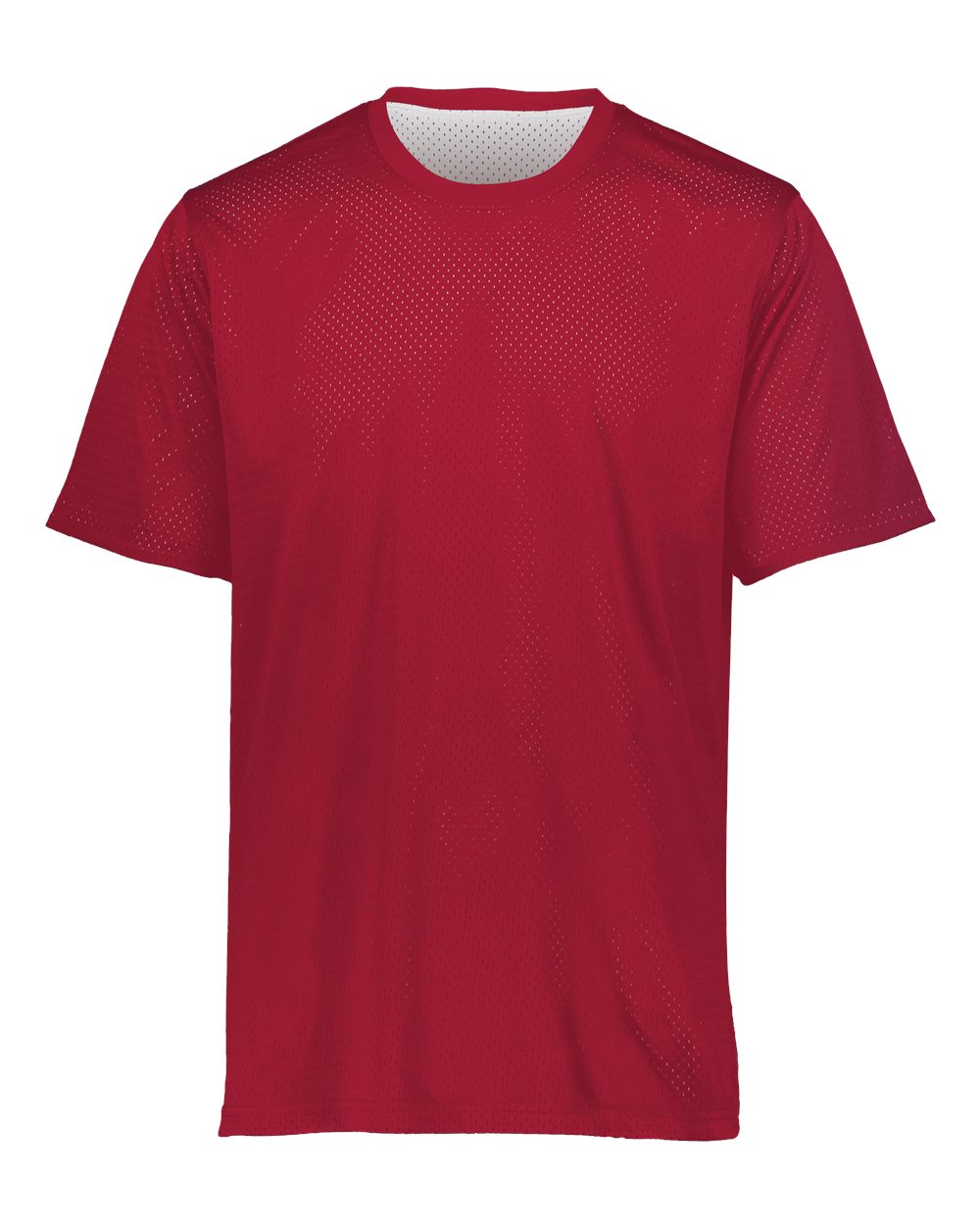 Augusta Sportswear Youth Mesh Reversible Jersey. 1603 - Scarlet/ White