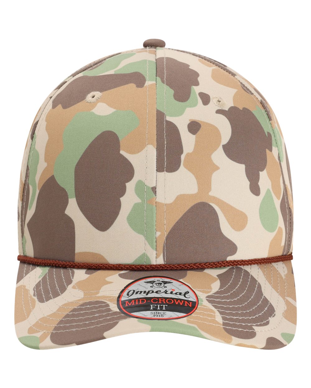 Imperial The Outtasite Cap. 5058 - Frog Skin Camo/ Brown