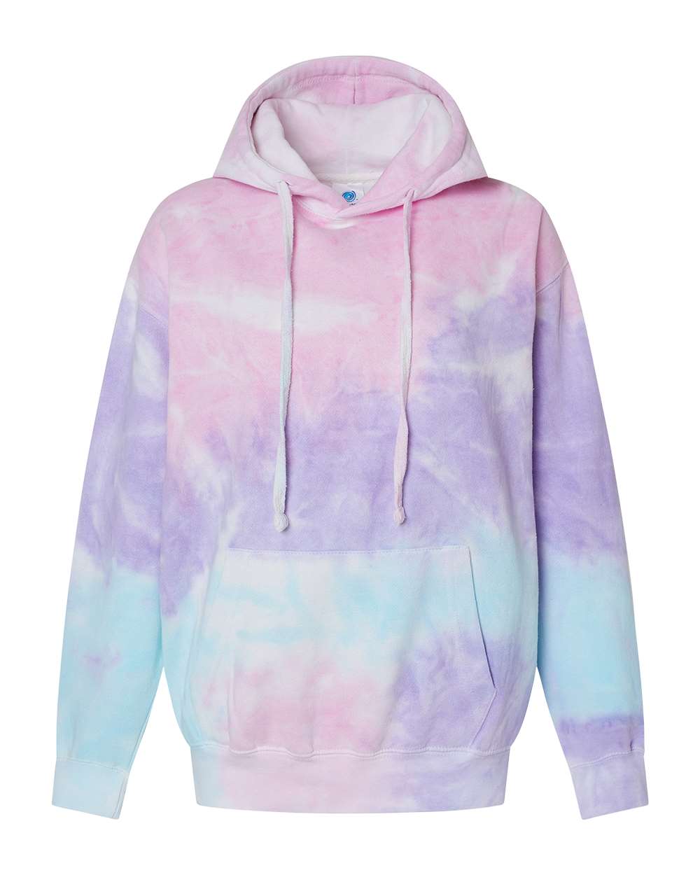 Colortone Youth Tie-Dyed Hooded Sweatshirt. 8777Y - Cotton Candy