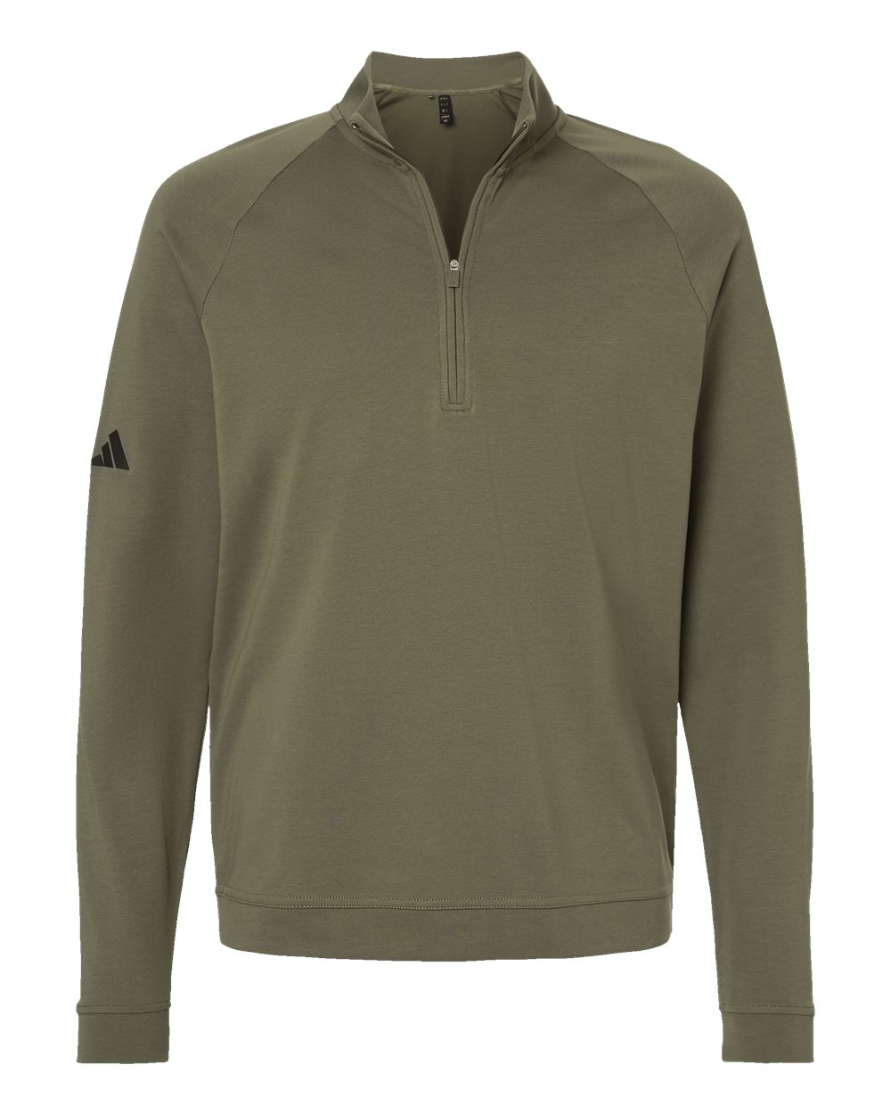 Adidas Men's Club Quarter-Zip Pullover. A598 - Olive Strata