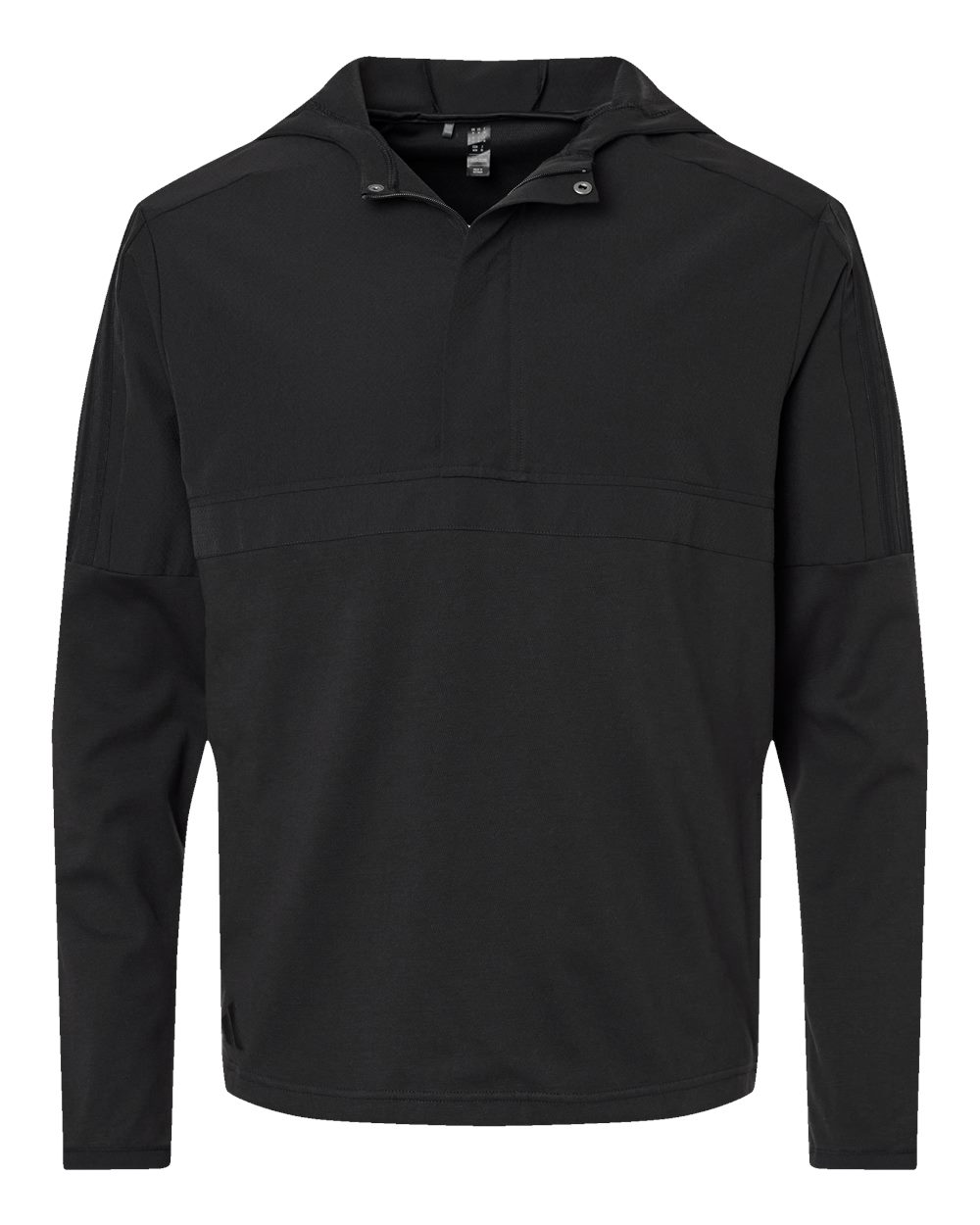 Adidas Men's Half-Zip Hooded Anorak. A607 - Black