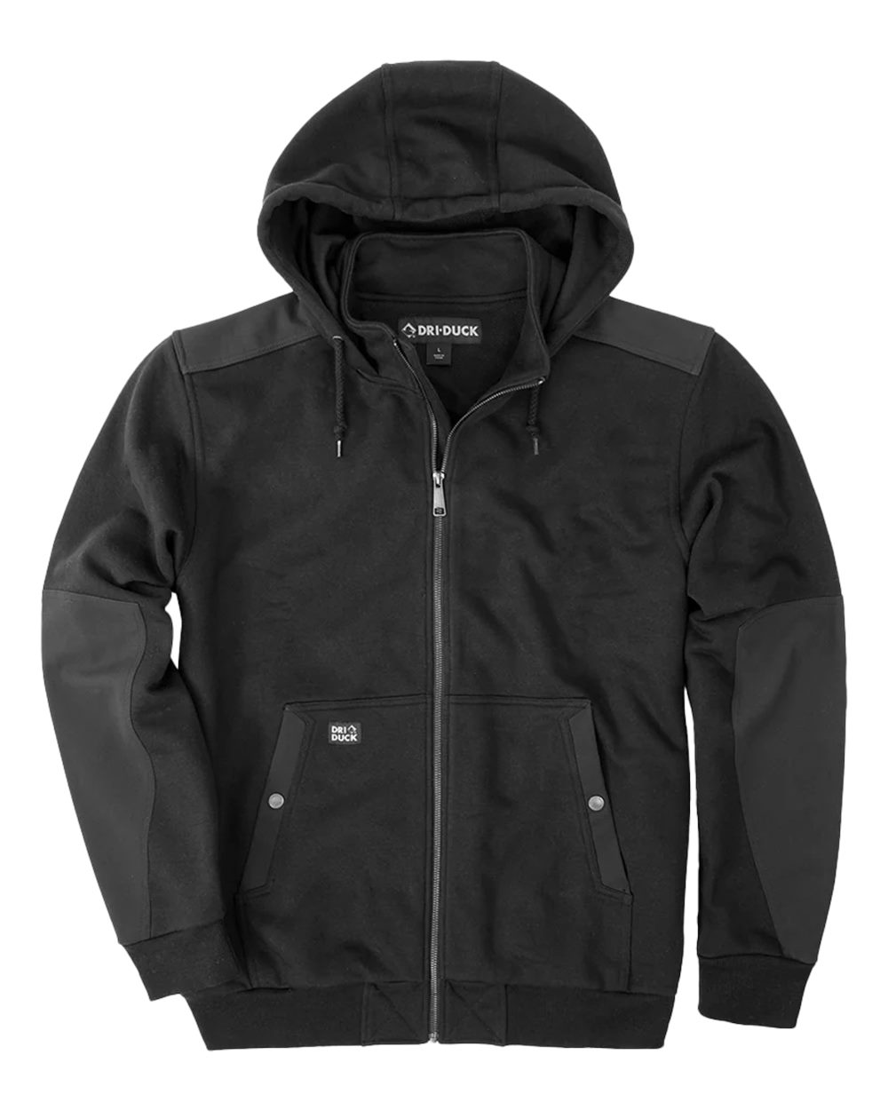 DRI DUCK Men's Mission Fleece Pro Full-Zip Jacket. 7340 - Black