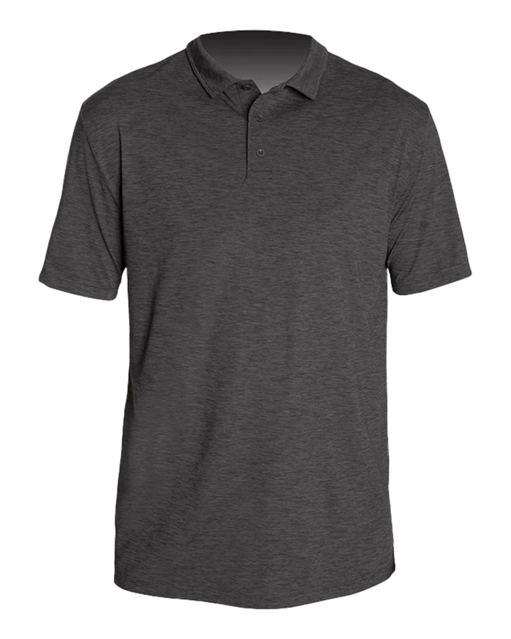 ANETIK Men's Low Pro Tech Polo. MPLPRS0 - Charcoal Heathered
