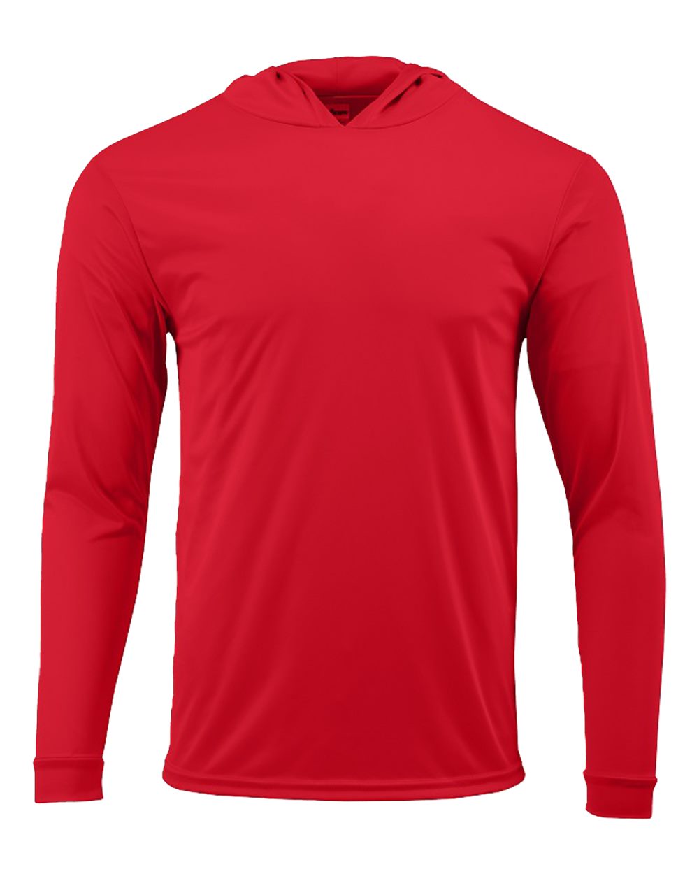 Paragon Unisex Bahama Performance Hooded Long Sleeve T-Shirt. 220 - Red