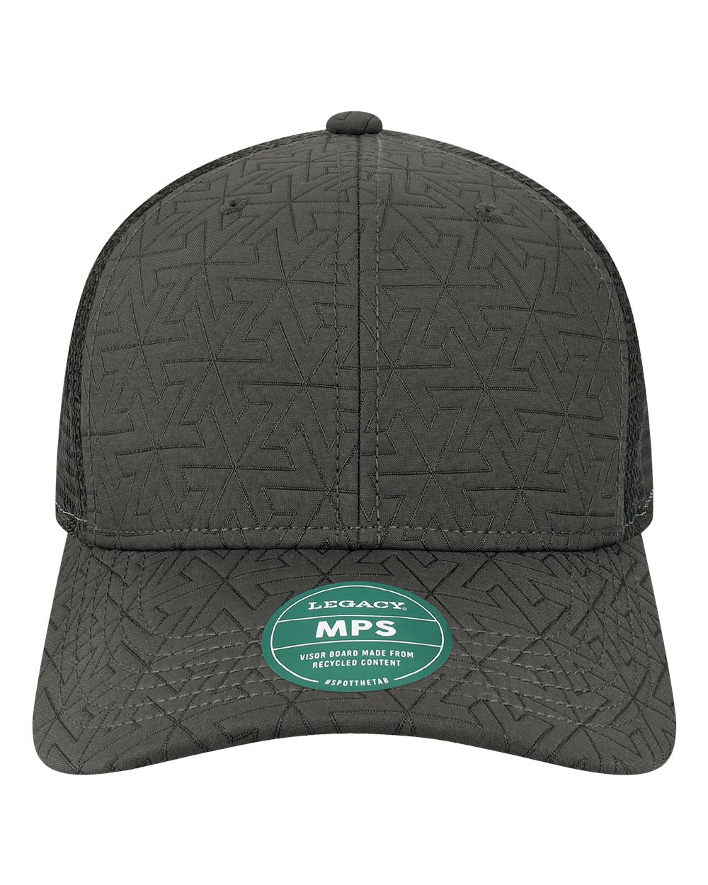 LEGACY Mid-Pro Snapback Trucker Cap. MPS - Black Z - Quilted