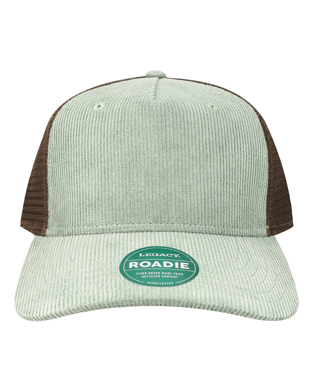 LEGACY Five-Panel Adjustable Cap. ROADIE - Sawgrass Corduroy/ Brown