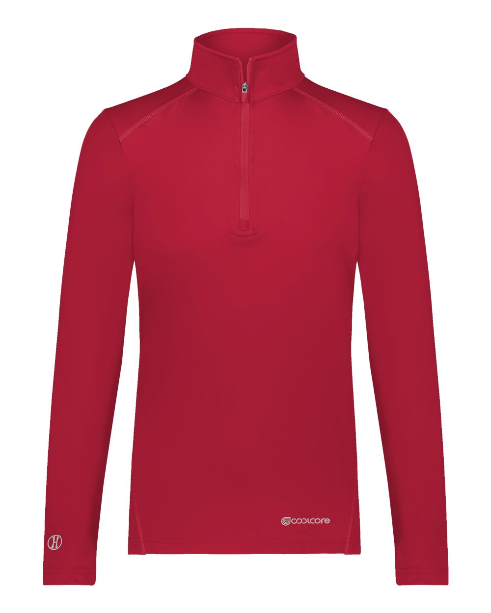 Holloway Women's CoolCore® Quarter-Zip Pullover. 222340 - Scarlet