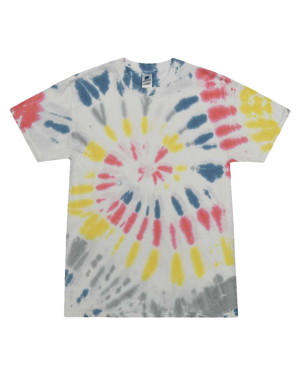 Colortone Unisex Multi-Color Tie-Dyed T-Shirt. 1000 - Yellowstone