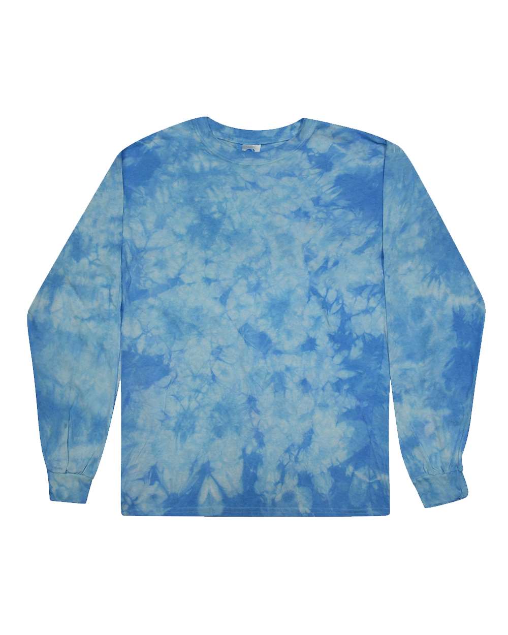 Colortone Unisex Crystal Wash Long Sleeve T-Shirt. 2390 - Crystal Carolina Blue