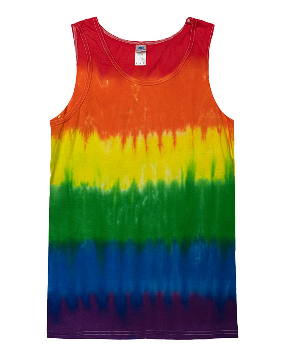 Colortone Unisex Tie-Dyed Tank Top. 3500 - Pride