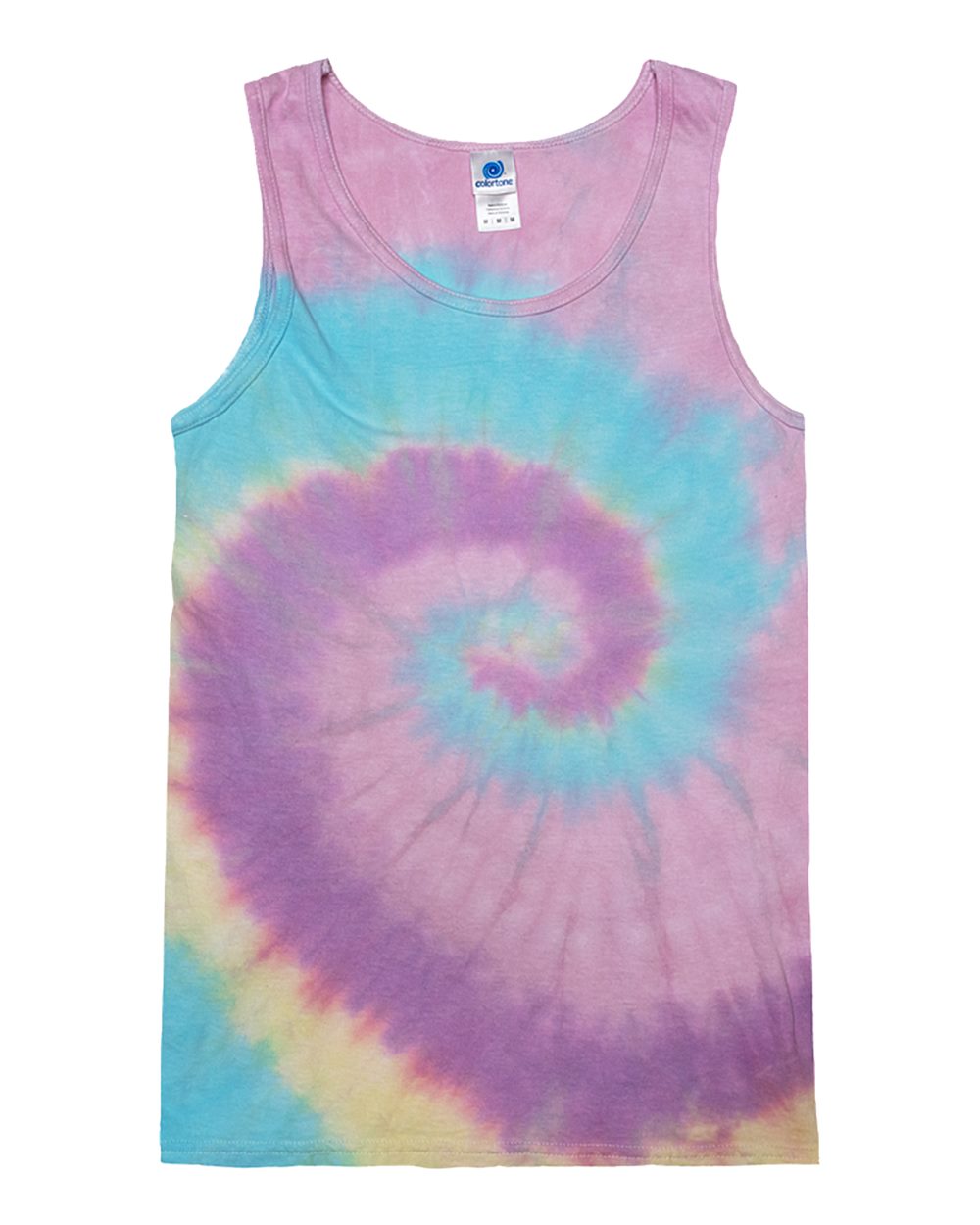 Colortone Unisex Tie-Dyed Tank Top. 3500 - Jellybean