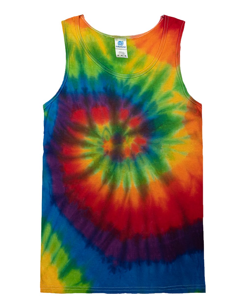 Colortone Unisex Tie-Dyed Tank Top. 3500 - Prism