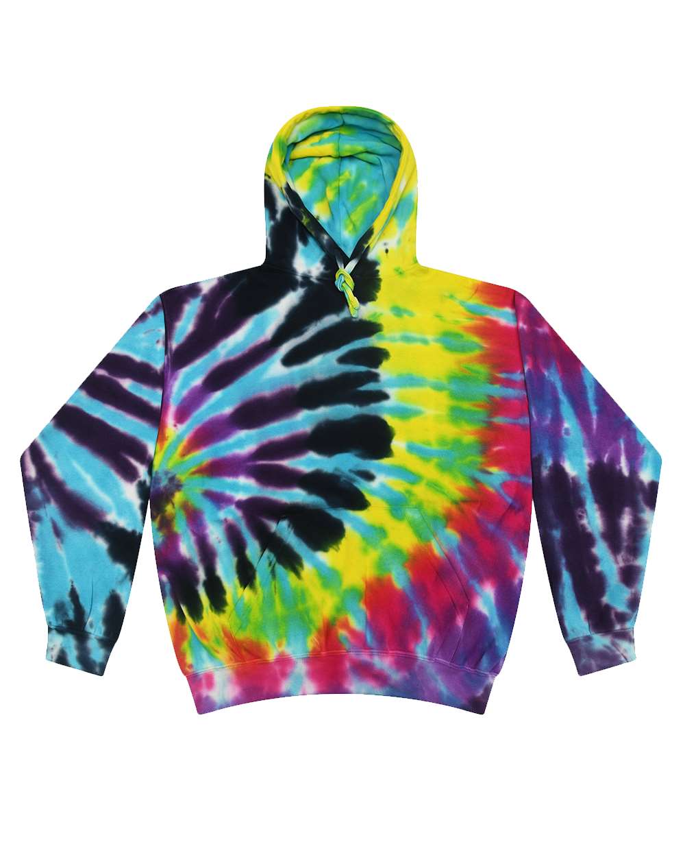 Colortone Youth Tie-Dyed Hooded Sweatshirt. 8777Y - Flashback