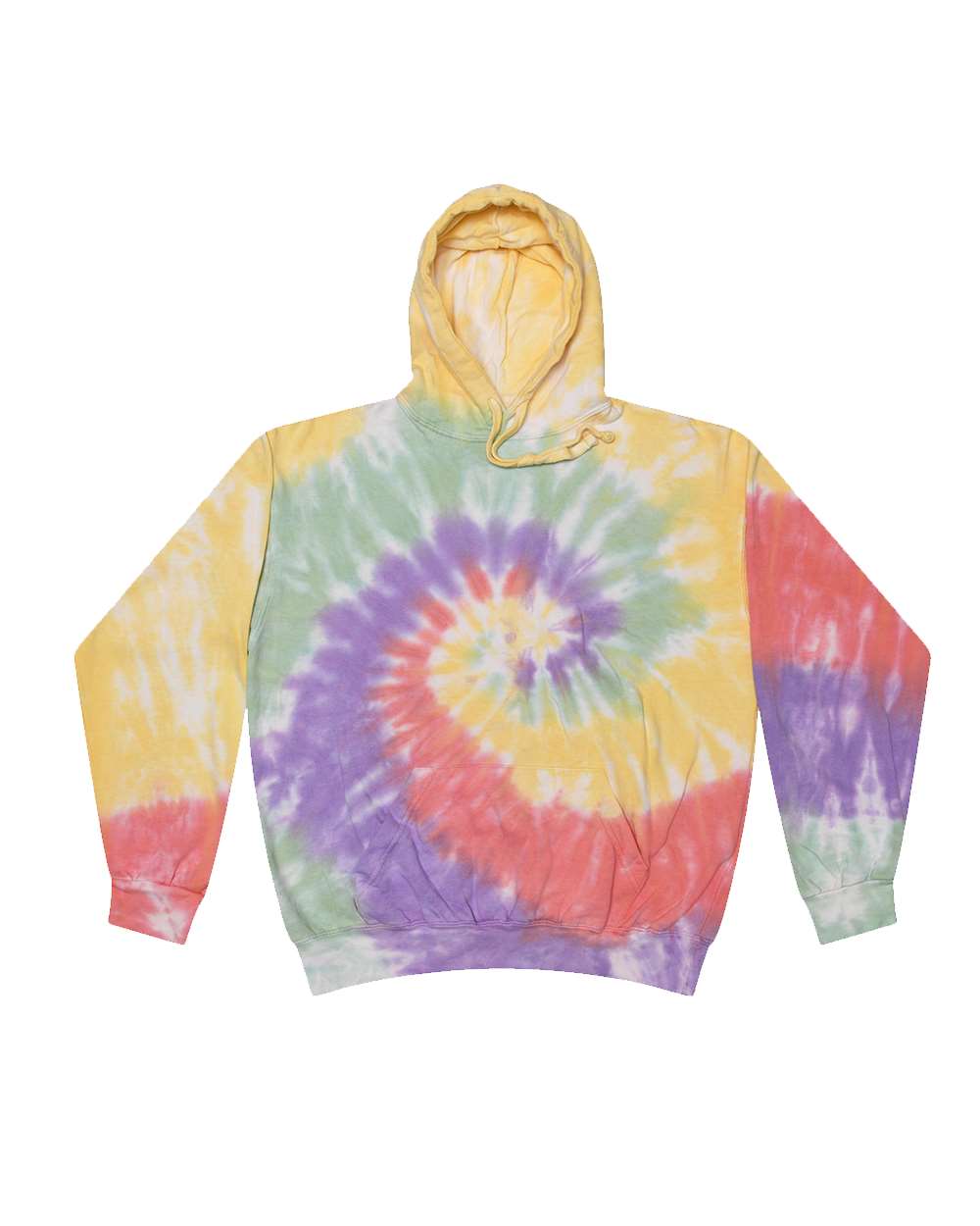 Colortone Youth Tie-Dyed Hooded Sweatshirt. 8777Y - Zen Rainbow