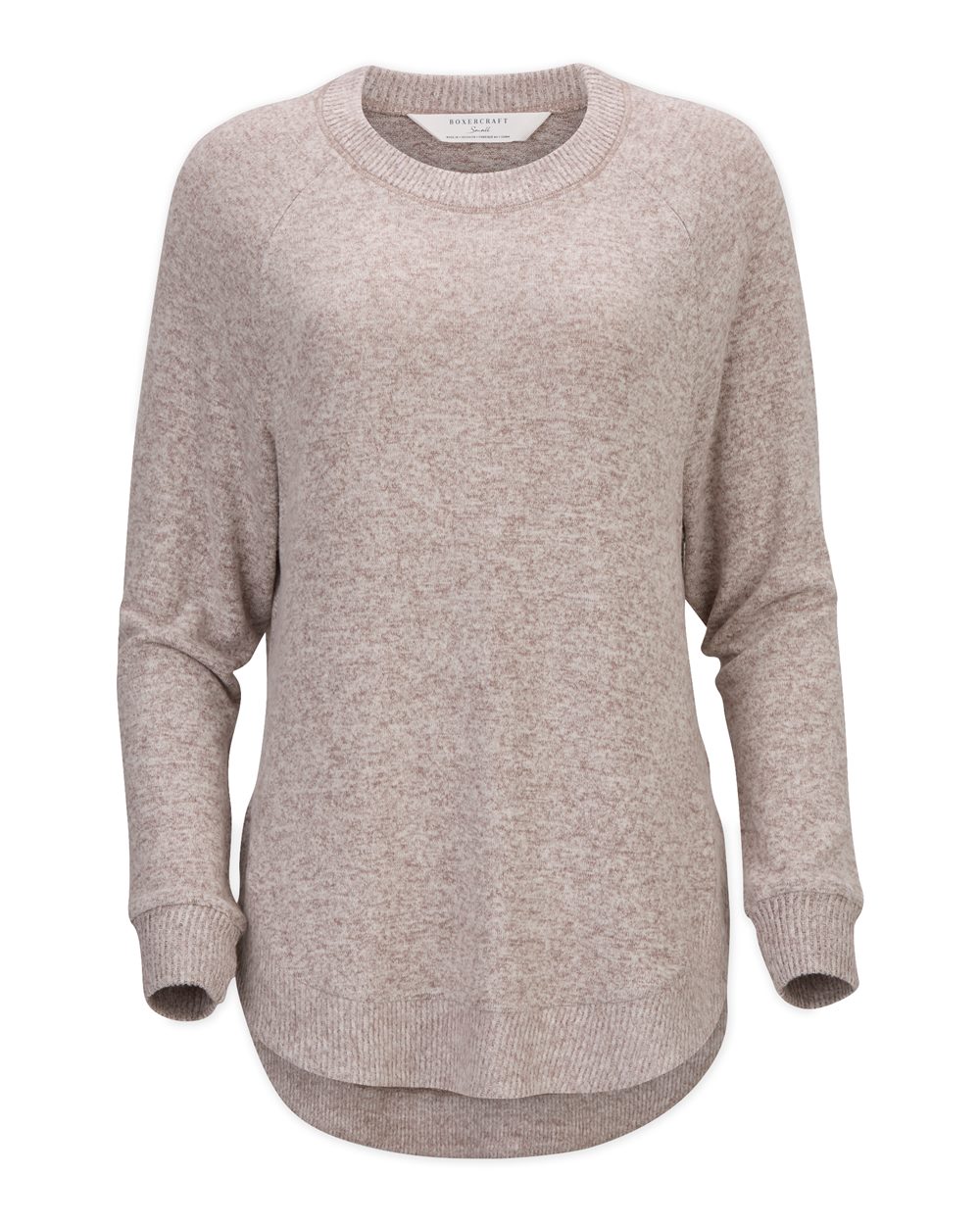 Boxercraft Women's Cuddle Oversize Pullover Sweater. BW1102 - Espresso Heather