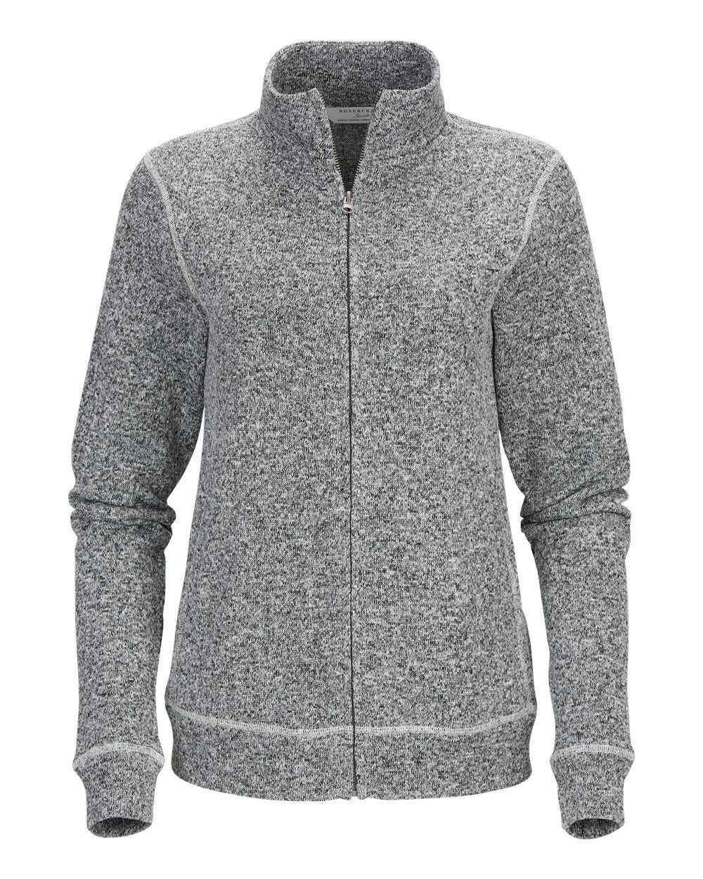 Boxercraft Women's Alpine Full-Zip. BW5207 - Black Heather