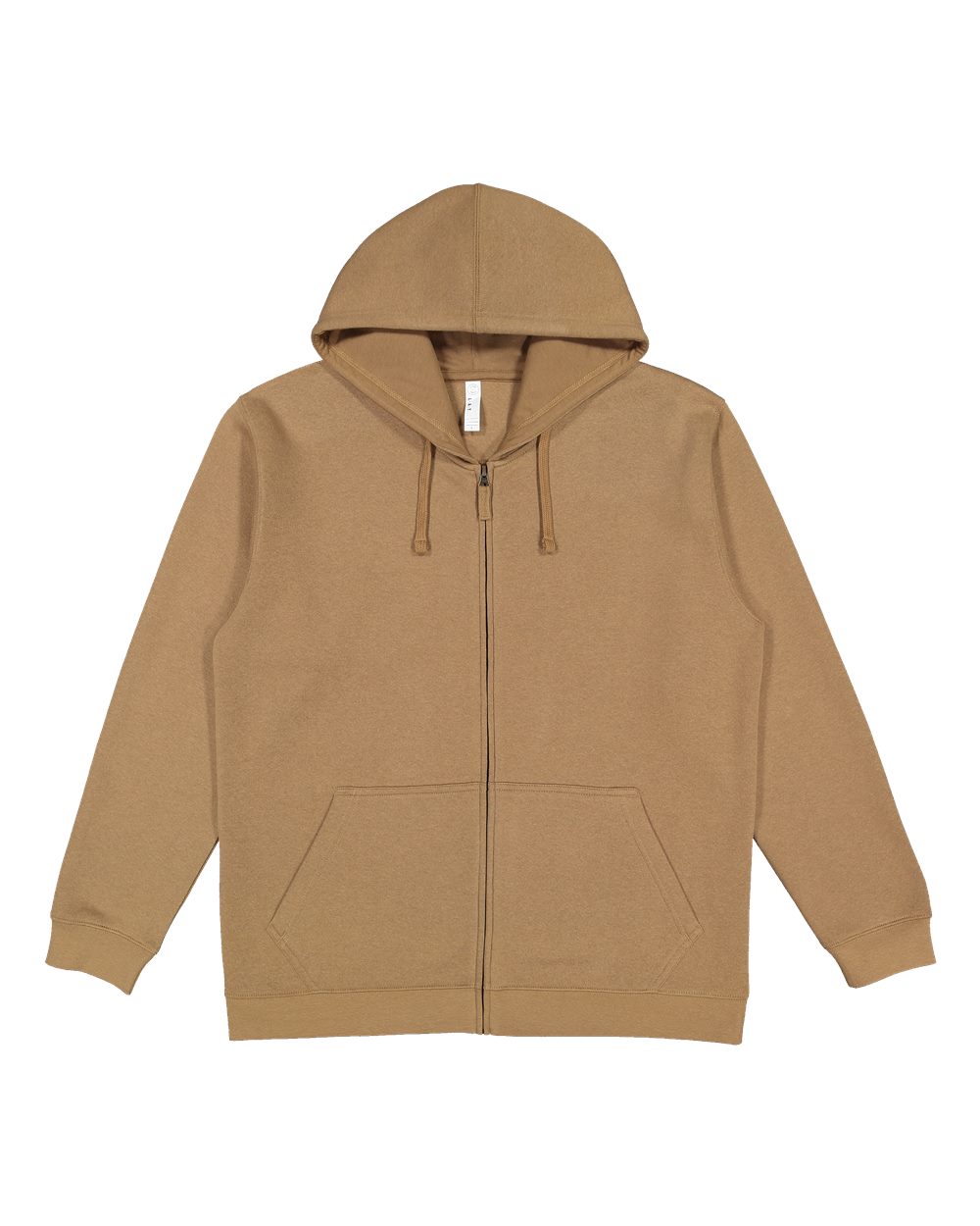 LAT Unisex Full-Zip Hoodie Sweatshirt. 6927 - Coyote Brown