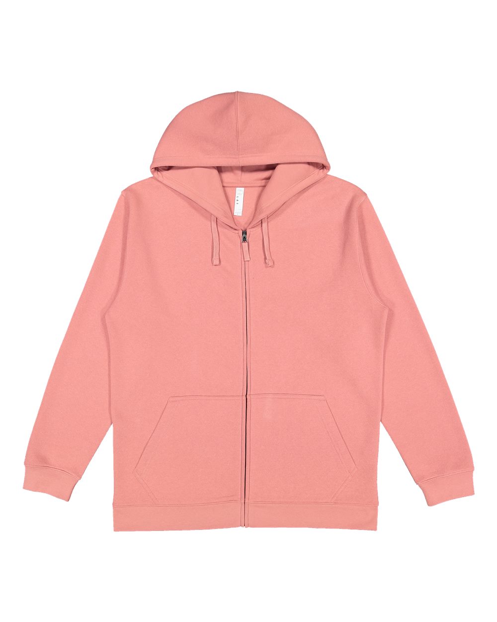 LAT Unisex Full-Zip Hoodie Sweatshirt. 6927 - Mauvelous