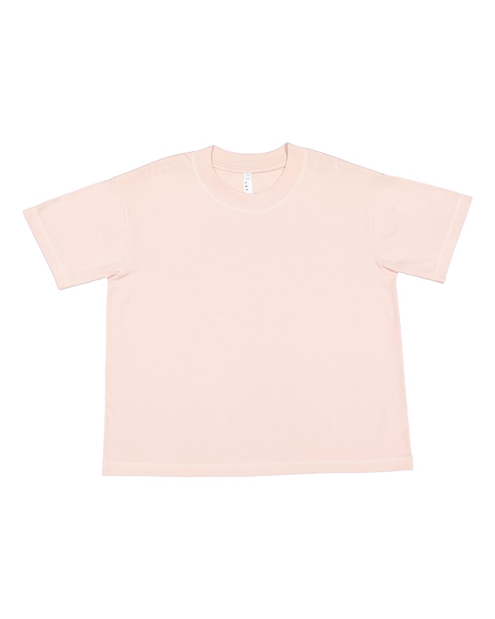 LAT Unisex Boxy Jersey Tee. 3520 - Blush