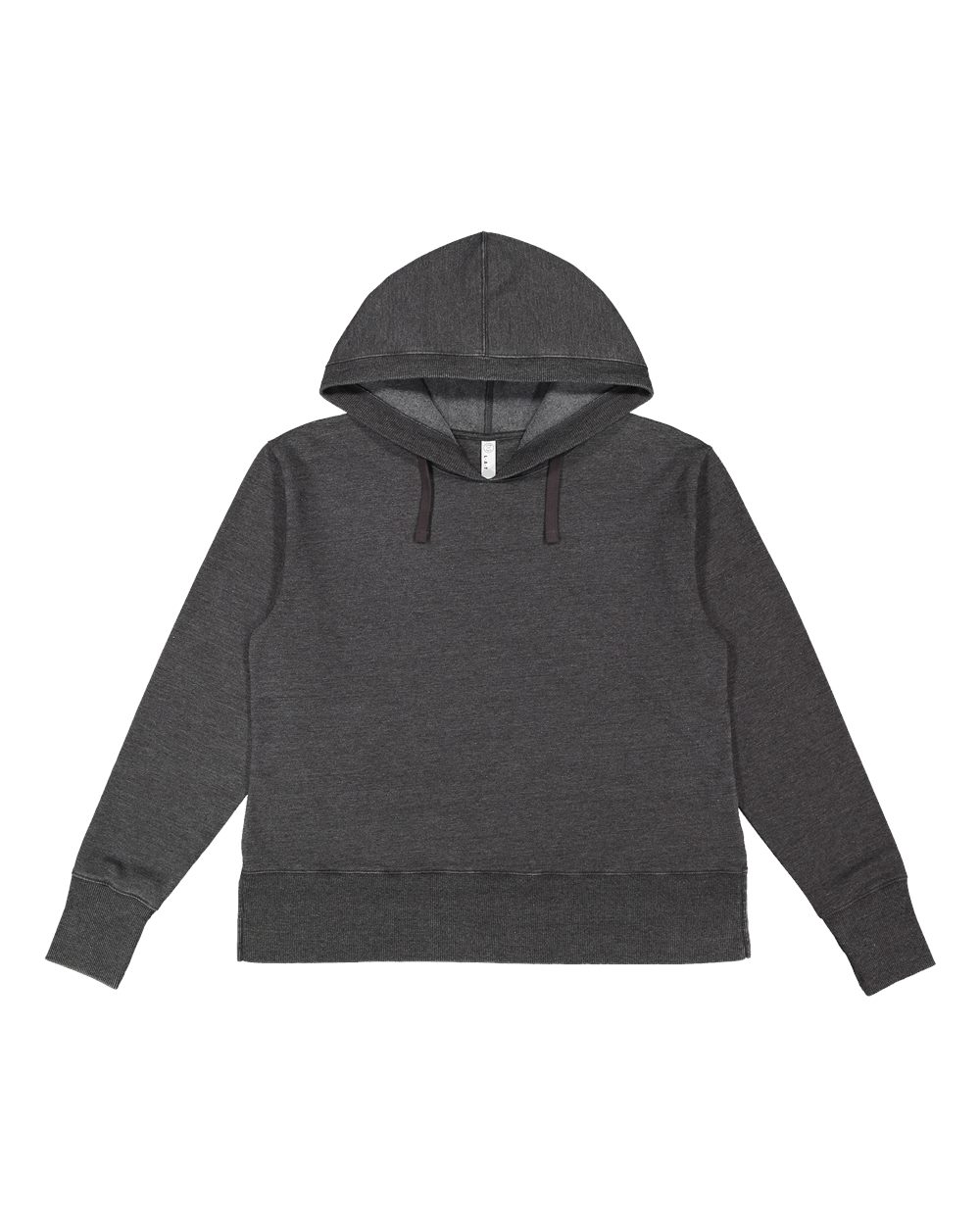 LAT Women's Vintage Wash Hoodie Sweatshirt. 3536 - Washed Black