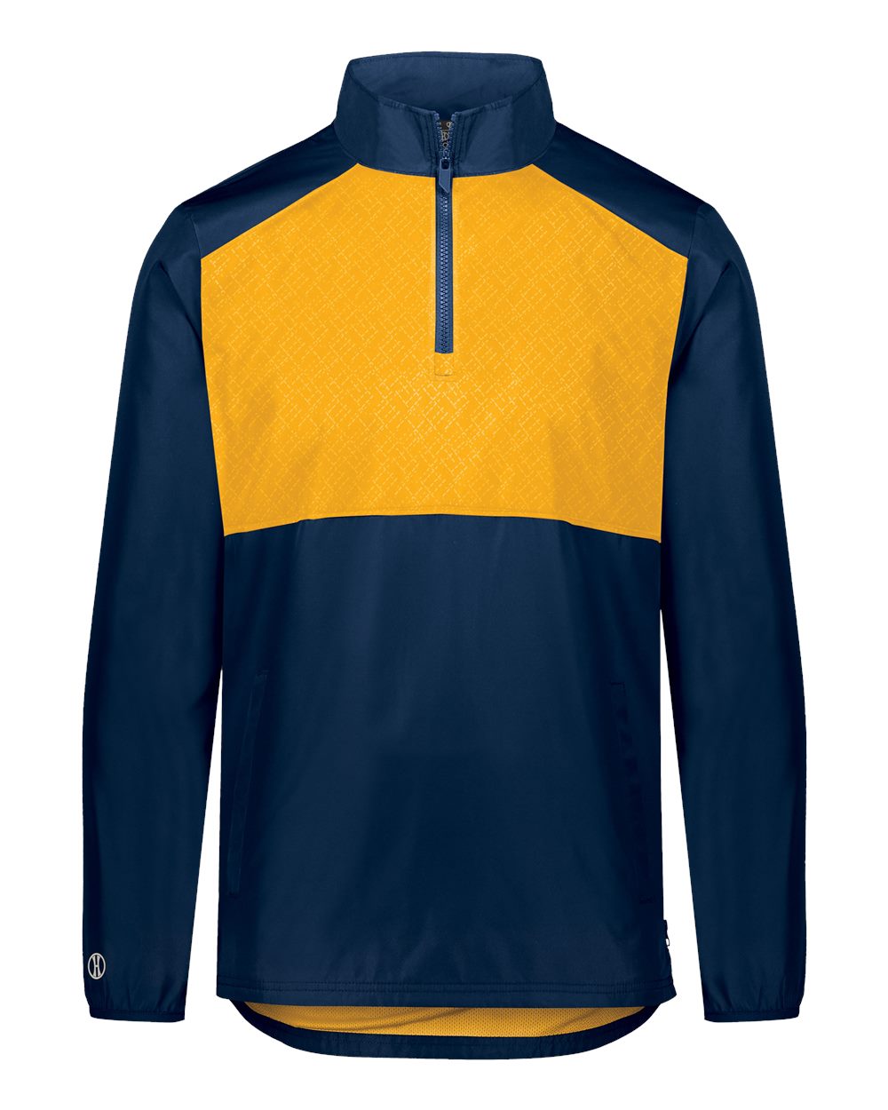 Holloway Men's SeriesX Quarter-Zip Pullover. 229533 - Navy/ Gold