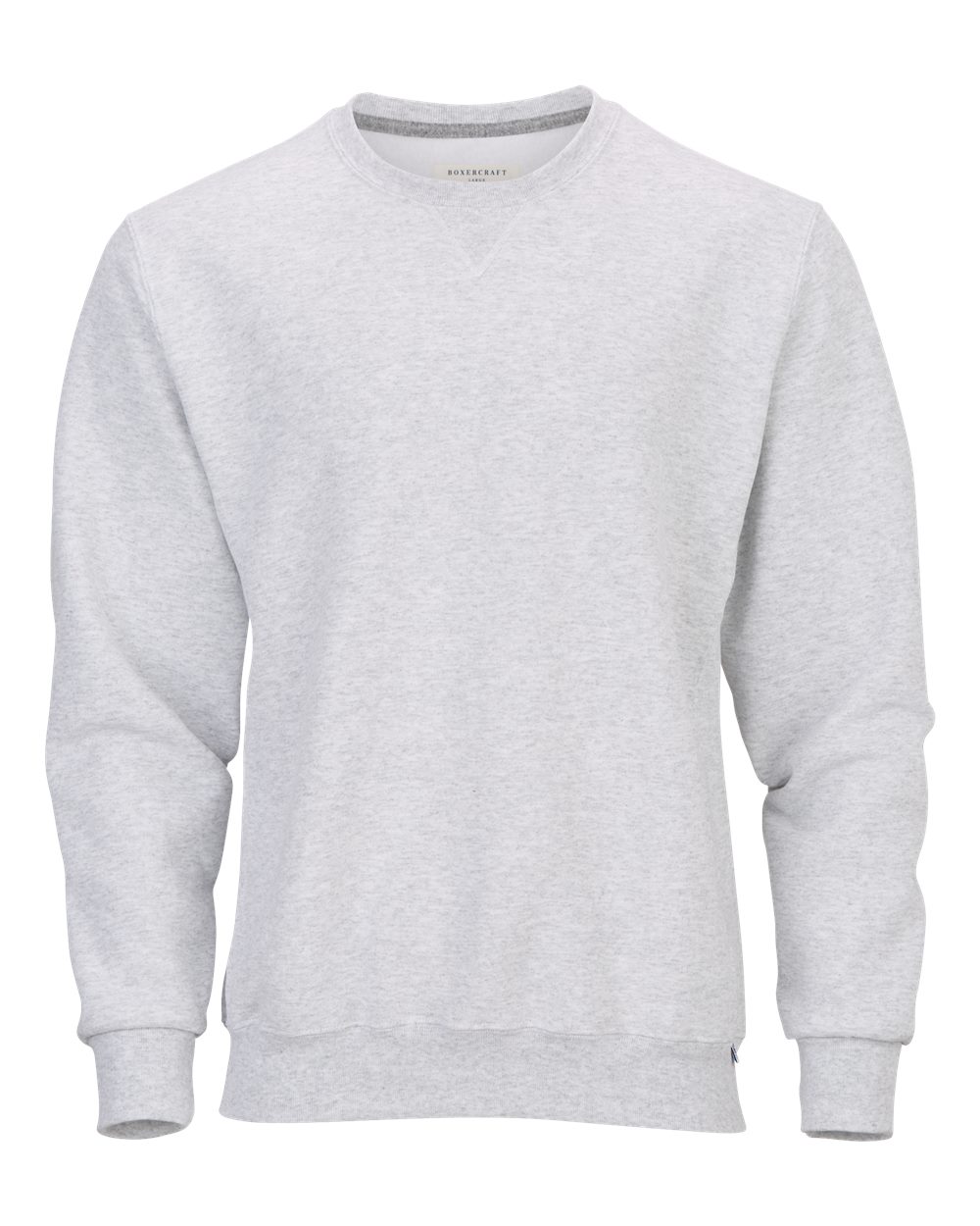 Boxercraft Men's Fleece Crewneck Sweatshirt. BM5101 - White Heather