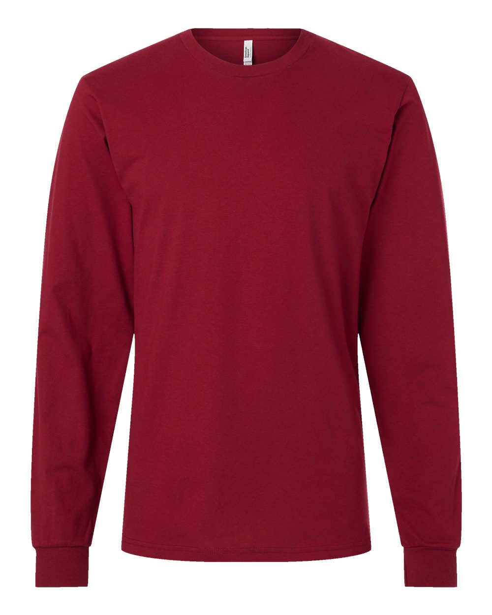 American Apparel Unisex Fine Jersey Long Sleeve Tee. 2007 - Cranberry