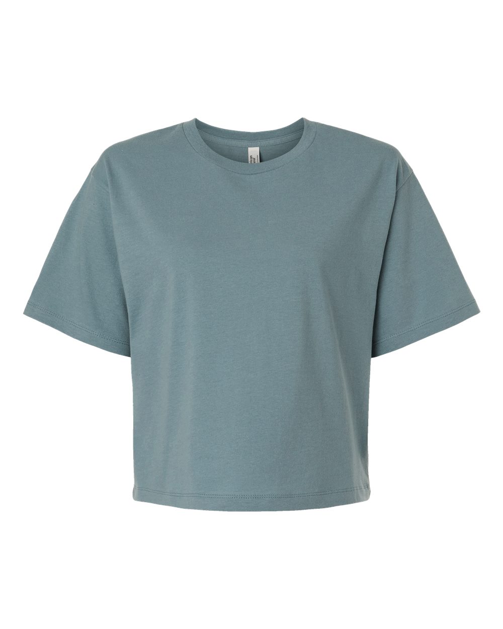 American Apparel Women's Fine Jersey Mid-Length Boxy Tee. 102 - Arctic