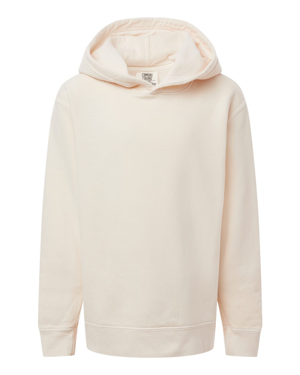 Comfort Colors Youth Garment-Dyed Lightweight Hooded Sweatshirt. 1467Y - Ivory