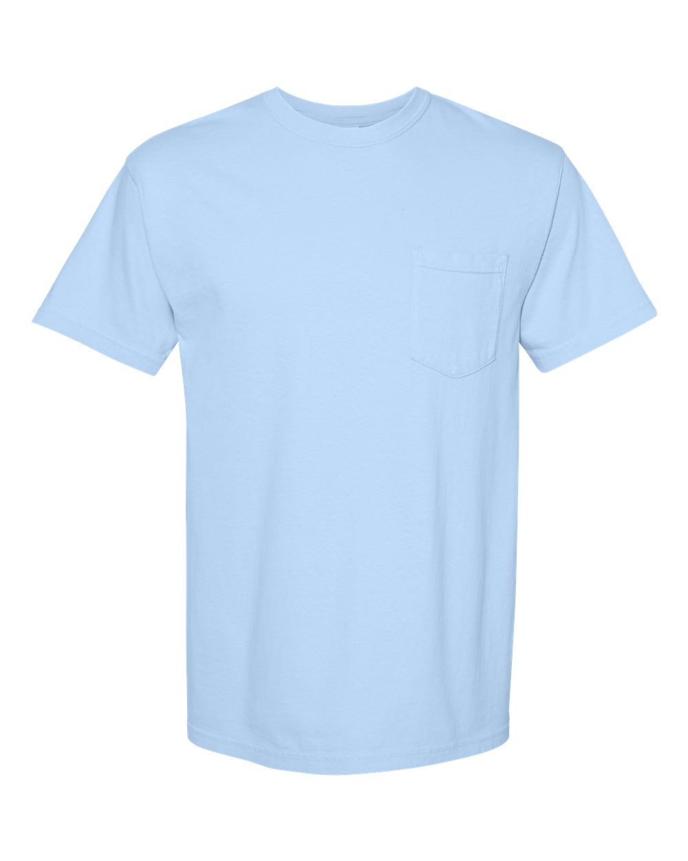Comfort Colors Unisex Garment-Dyed Heavyweight Pocket T-Shirt. 6030 - Hydrangea