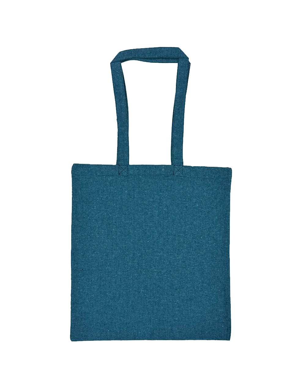 Liberty Bags Lightweight Recycled Canvas Tote Bag with Extended Handle. 8505R - Heather Teal Green