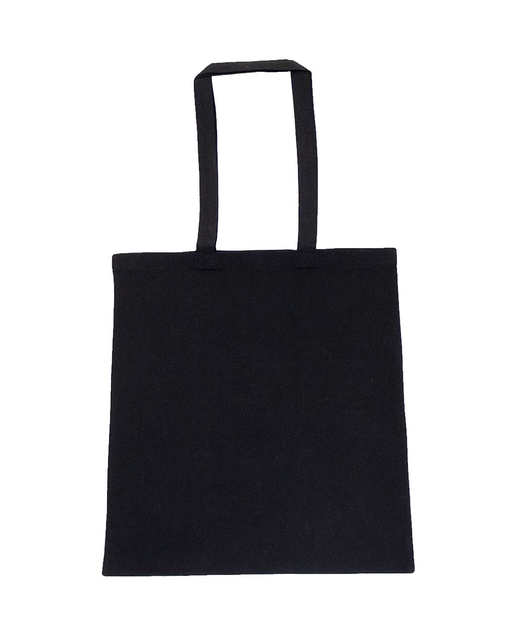 Liberty Bags Lightweight Recycled Canvas Tote Bag with Extended Handle. 8505R - Recycled Black