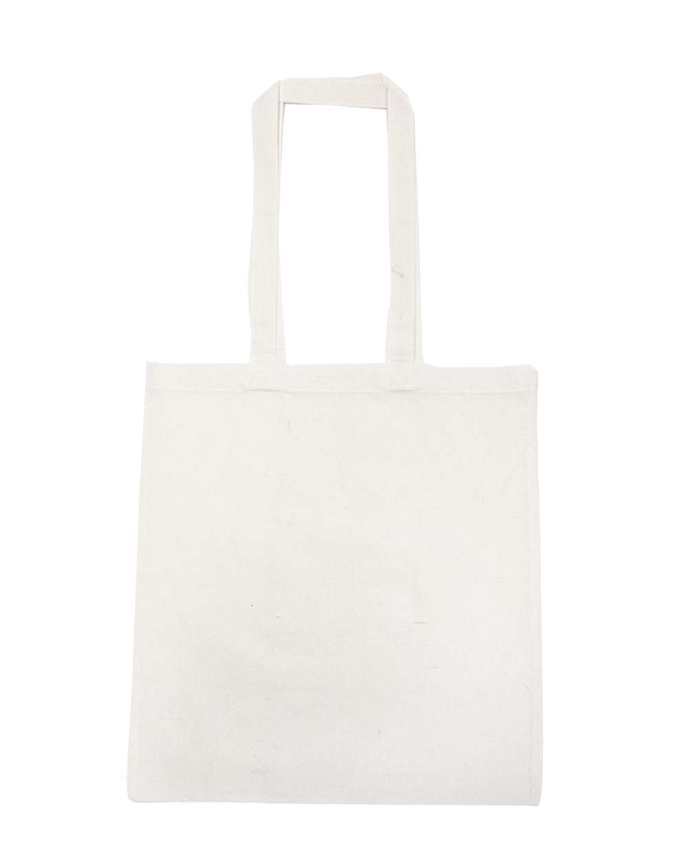 Liberty Bags Lightweight Recycled Canvas Tote Bag with Extended Handle. 8505R - White