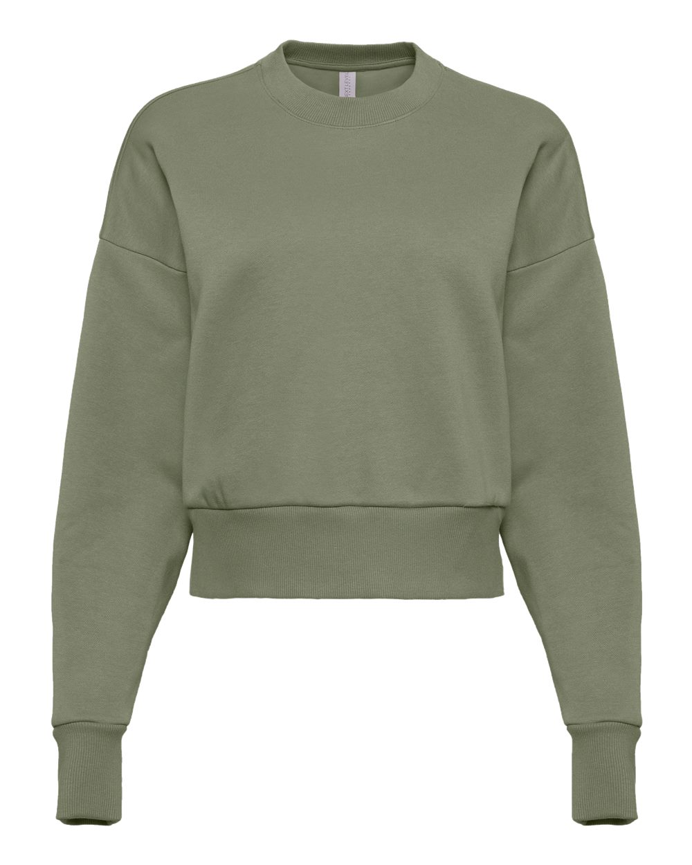 Next Level Women's Heavyweight Crewneck Sweatshirt. 9087 - Light Olive