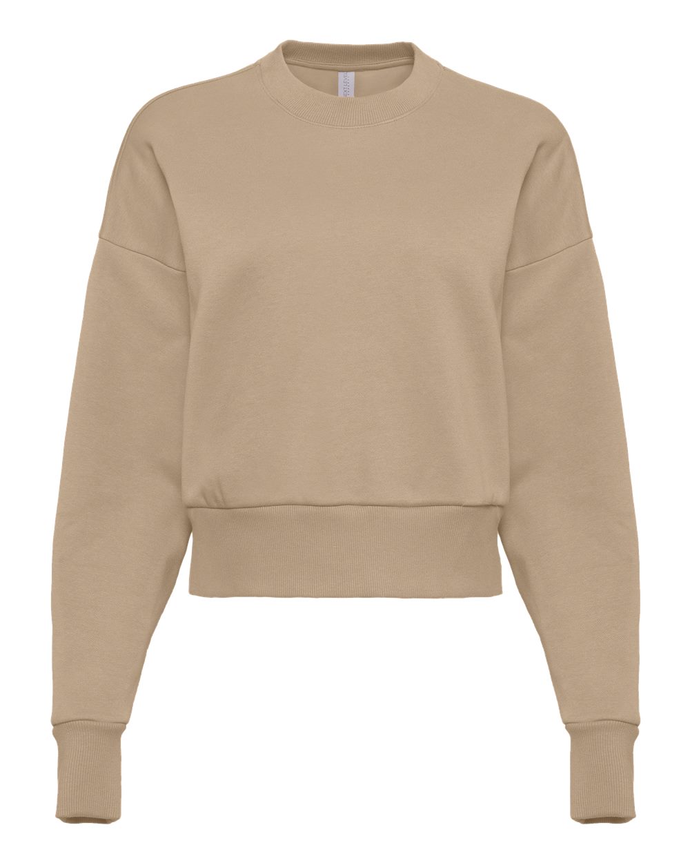 Next Level Women's Heavyweight Crewneck Sweatshirt. 9087 - Tan