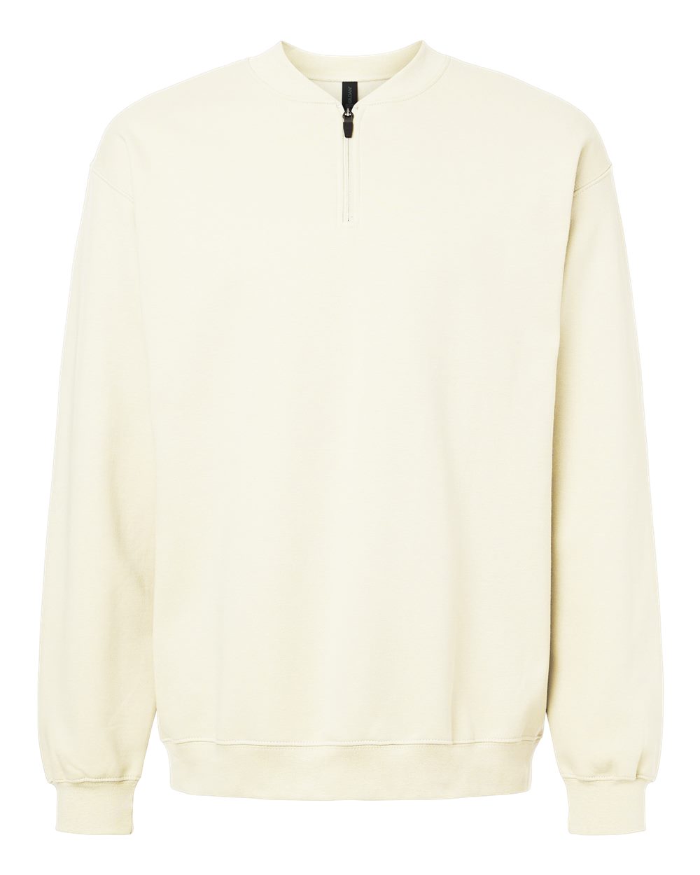 Gildan Unisex Softstyle® Midweight Quarter-Zip Sweatshirt. SF008 - Off White